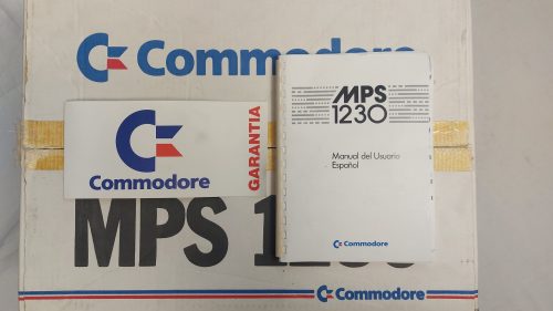 Lee más sobre el artículo Spanish user’s manual Commodore MPS1230 printer