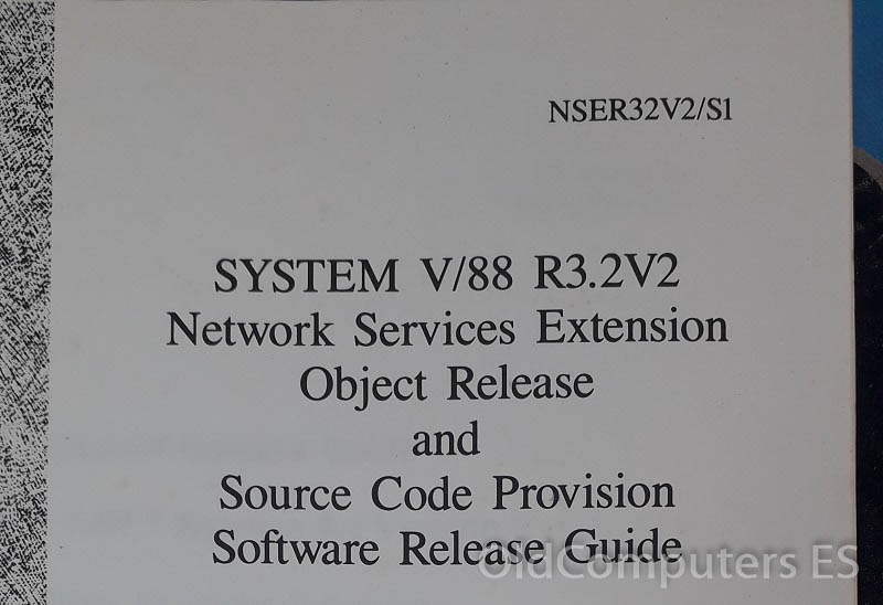System V/88 R3.2V2 Network Services